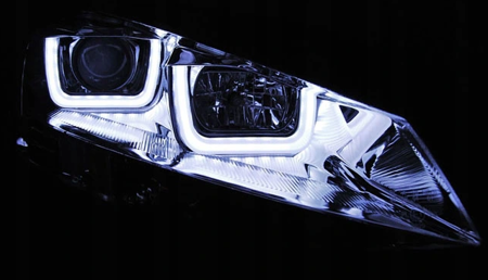 Lampy Vw Golf 7 12-17 U-type Chrome Led Drl