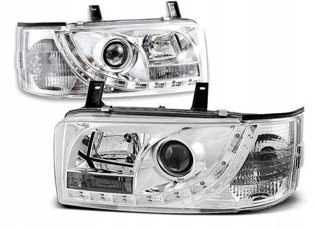 Lampy Vw T4 90-03 transporter daylight chrome