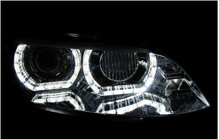 Lampy bmw e92 06-10 drl chrome afs xenon