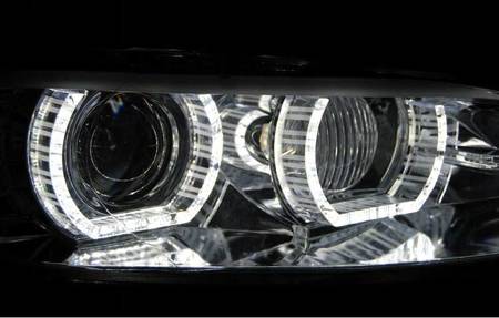 Lampy bmw e92 06-10 drl chrome afs xenon