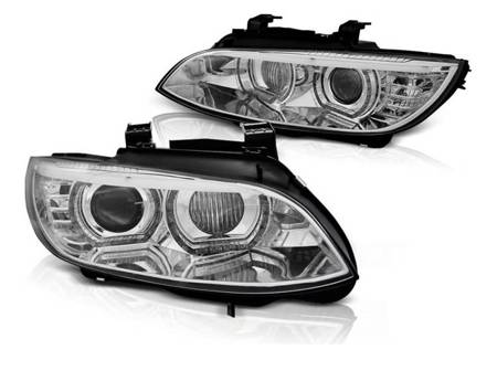 Lampy bmw e92 06-10 drl chrome afs xenon