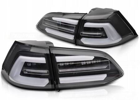 Lampy diodowe BLACK LED do VW GOLF 7 VII VARIANT