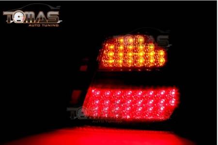 Lampy diodowe BMW E90 05-08 red smoke LED DEPO