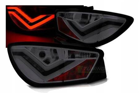 Lampy diodowe Seat Ibiza 6J 3D 08-12 smoke led bar