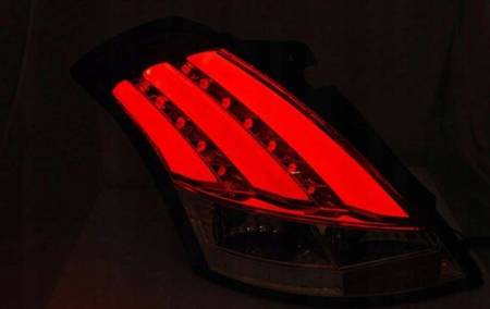 Lampy diodowe Suzuki Swift V 10-17 red smoke led