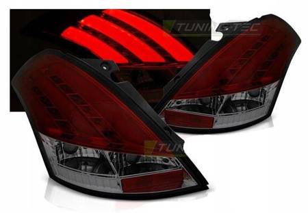 Lampy diodowe Suzuki Swift V 10-17 red smoke led