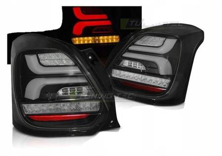 Lampy diodowe Suzuki Swift VI 17- black led dts