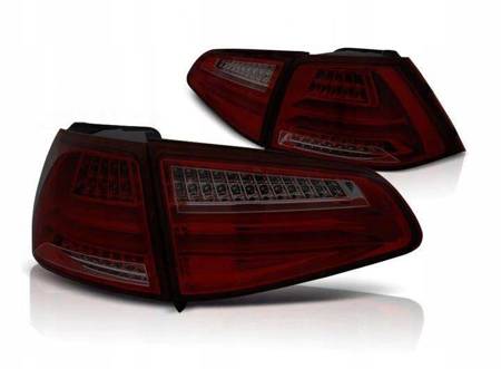 Lampy diodowe Vw Golf VII 7 13- red smoke led bar