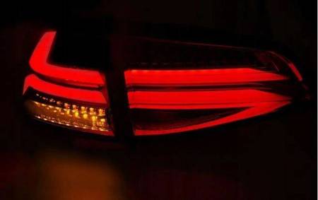 Lampy diodowe Vw Golf VII 7 13- red smoke led bar