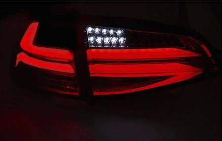 Lampy diodowe Vw Golf VII 7 13- red white led bar