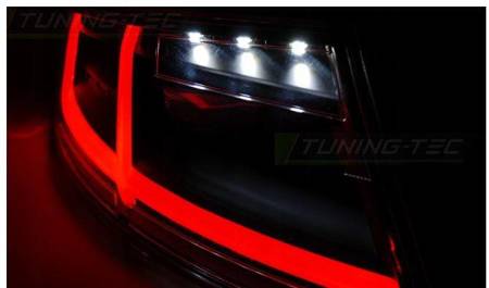 Lampy diodowe audi tt 06-14 red white led bar dts