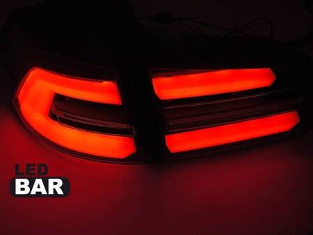 Lampy diodowe red smoke LED do VW Golf 7 VII Variant