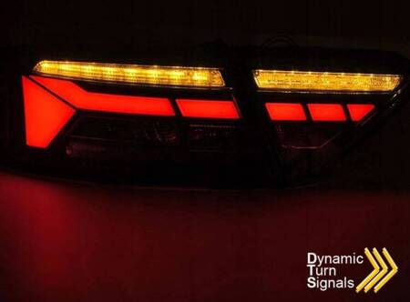 Lampy diodowe red-smoke led do AUDI A5 11-16 LIFT