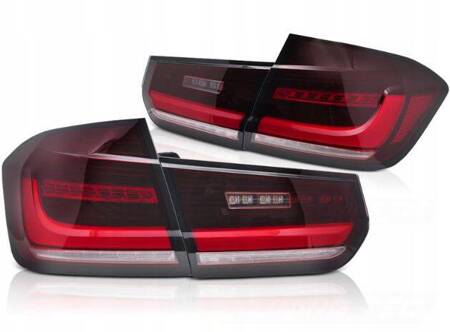 Lampy diodowe red white led do BMW f30 11-18