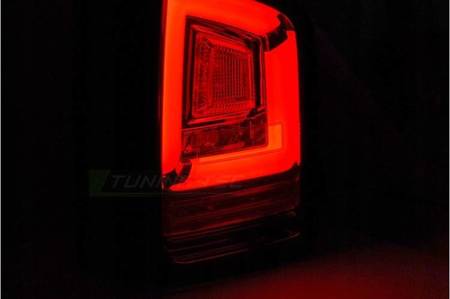 Lampy diodowe vw t5 10-15 red smoke full led dts