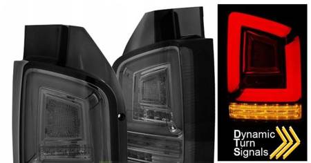 Lampy diodowe vw t5 10-15 smoke full led dts