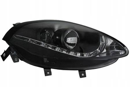 Lampy przednie Fiat Bravo II Daylight black led