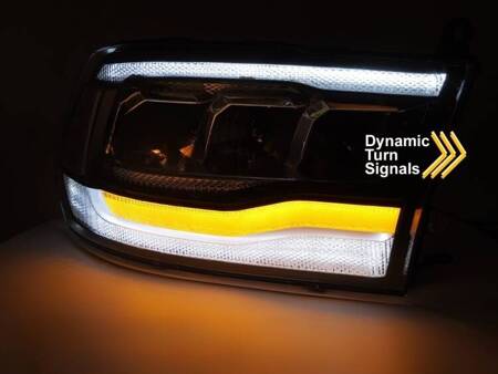 Lampy przednie do Dodge Ram 09-18 DRL LED