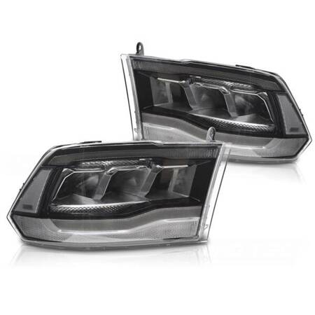 Lampy przednie do Dodge Ram 09-18 DRL LED