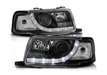 Lampy przednie reflektory Audi 80 B4 BLACK