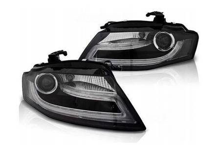 Lampy przednie reflektory Audi A4 B8 TRU DRL BLACK