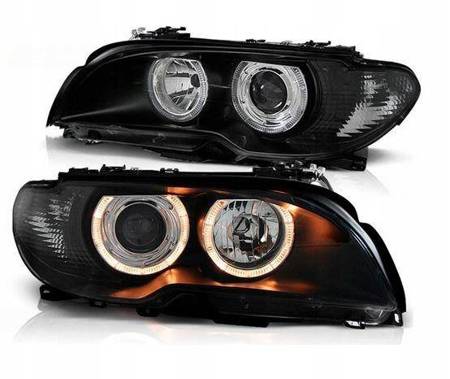 Lampy przednie reflektory BMW E46 Coupe Cabrio ANG