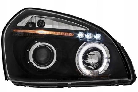 Lampy przednie reflektory Hyundai Tucson Ringi Bla