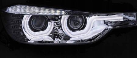 Lampy reflektory led chrome do BMW F30 F31 11-15