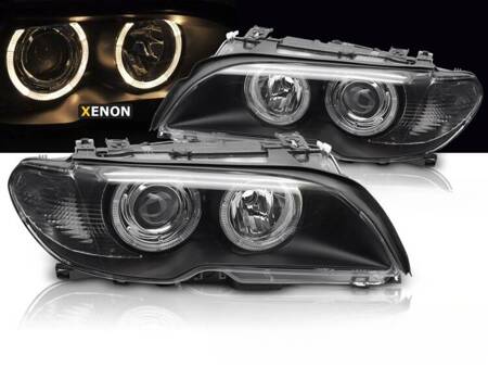 Lampy reflektory xenon do BMW E46 03-06 coupe