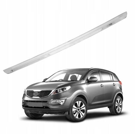 Listwa na krawędź tylnej klapy bagażnika do KIA SPORTAGE 2010-2015 | chrom