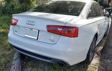 Lotka Lip Spoiler - Audi A6 C7 14+ OEM Style 4D (ABS)