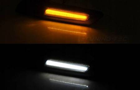 Migacze Bmw E60 E90 E92 E82 Led Black Połysk