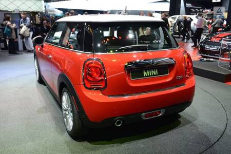 Nakładka a na zderzak tylny do Mini Cooper 3 Carbon+Stal