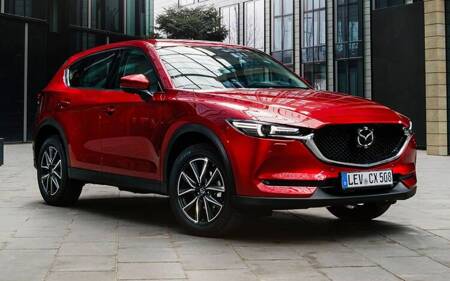 Nakładka  na zderzak tylny MAZDA CX-5 II (Czarna)