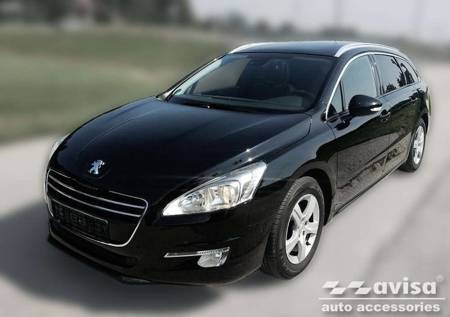 Nakładka na zderzak tylny Peugeot 508 SW (Czarna) 