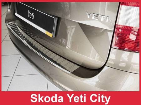 Nakładka na zderzak tylny SKODA YETI CITY (Stal)