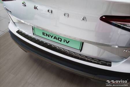 Nakładka na zderzak tylny Skoda Enyaq iV (Czarna)