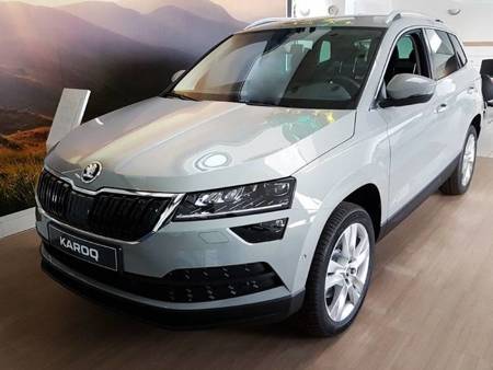 Nakładka na zderzak tylny Skoda Karoq (Czarna-Lustro)