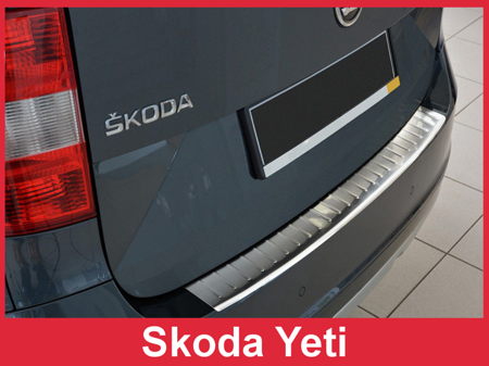 Nakładka na zderzak tylny Skoda Yeti Outdoor FL (Stal)