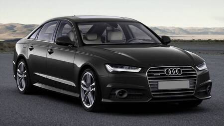 Nakładka na zderzak tylny do Audi A6 Sedan (Stal)