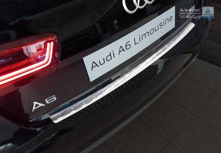 Nakładka na zderzak tylny do Audi A6 Sedan (Stal)