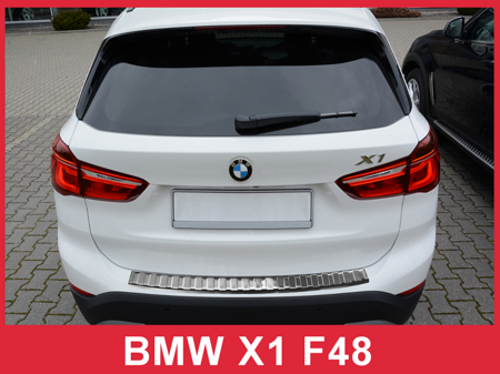 Nakładka na zderzak tylny do BMW serii X1 F48 (Stal)