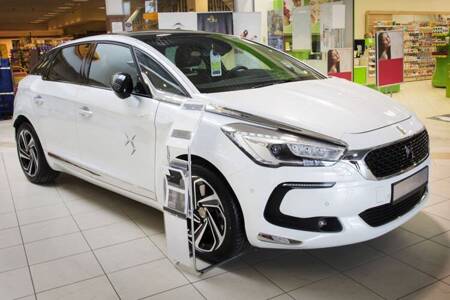 Nakładka na zderzak tylny do CITROEN DS5 (Stal)