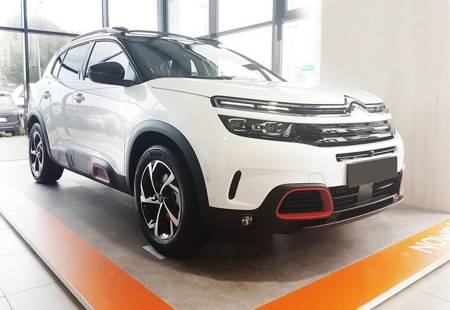 Nakładka na zderzak tylny do Citroen C5 Aircross (Stal)