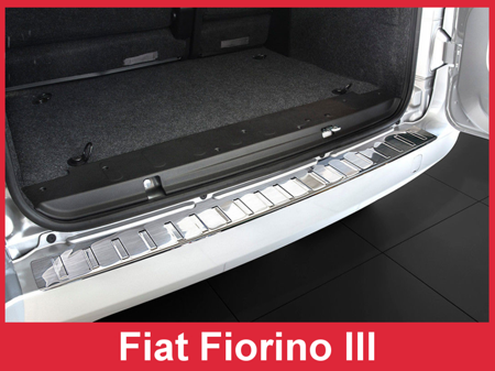 Nakładka na zderzak tylny do FIAT FIORINO 3 (Stal)