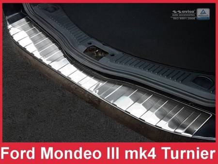 Nakładka na zderzak tylny do Ford Mondeo 4 Mk4 Turnier (Stal)