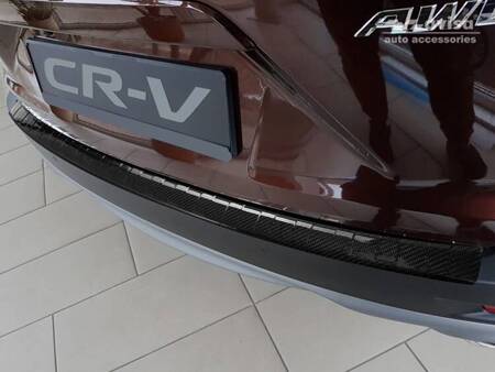 Nakładka na zderzak tylny do Honda CR-V 5 (Carbon Fiber)