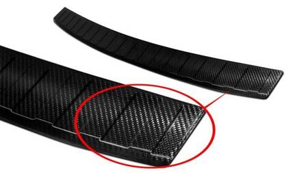 Nakładka na zderzak tylny do Hyundai Tucson 3 (Carbon Fiber)