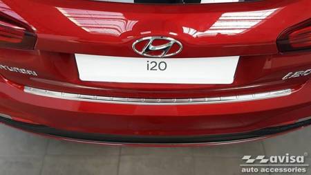 Nakładka na zderzak tylny do Hyundai i20 II (Stal)