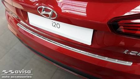 Nakładka na zderzak tylny do Hyundai i20 II (Stal)